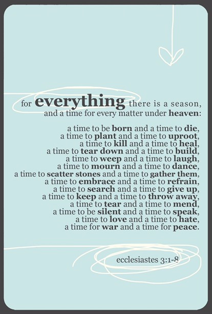 ”Tis The Season of Change