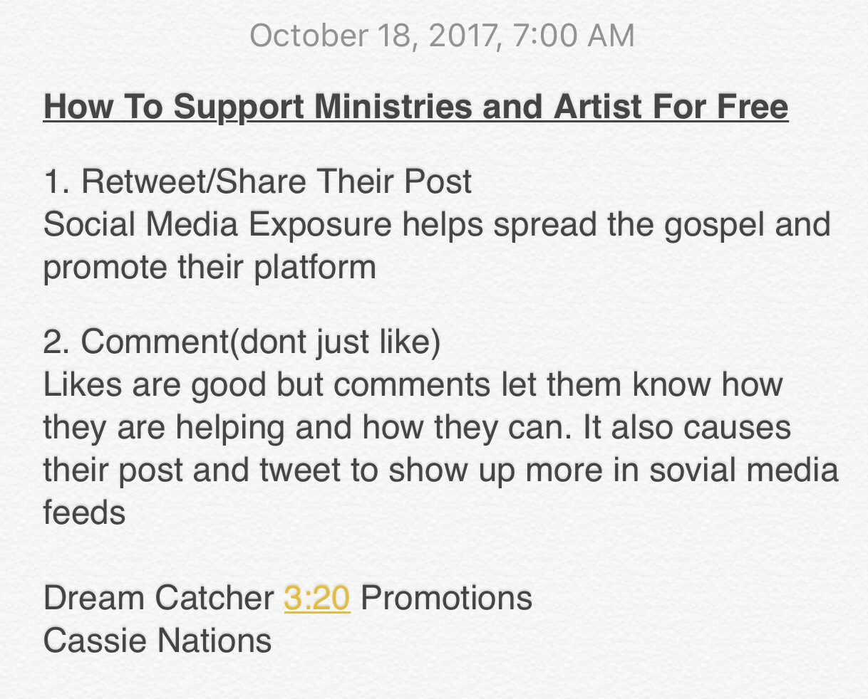Social Media Tip~Support For Free